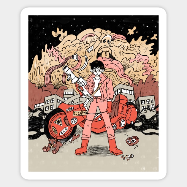 Kaneda!! Sticker by frankielong@hotmail.co.uk